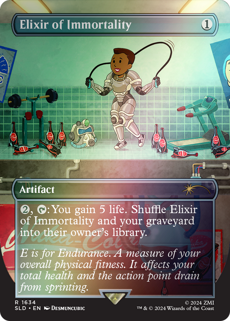 Image of Elixir of Immortality (Rainbow Foil) (SLD-1634★) - Secret Lair Drop (Borderless) Foil