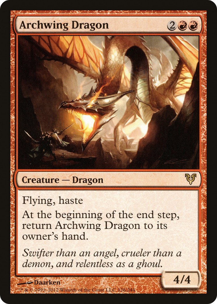 Image of Archwing Dragon (AVR-126) - Avacyn Restored Foil