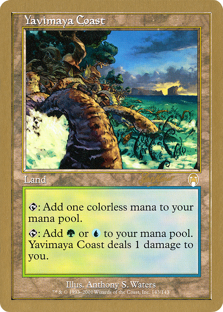 Image of Yavimaya Coast - 2002 Sim Han How (APC) (WCD-) - World Championship Decks 2002