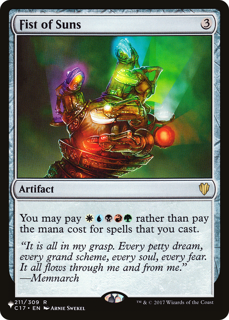 Image of Fist of Suns (LIST-C17-211) - The List