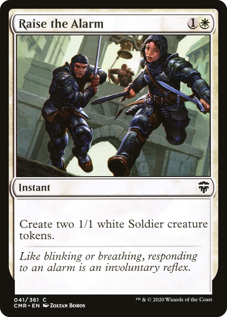 Image of Raise the Alarm (CMR-041) - Commander Legends Foil