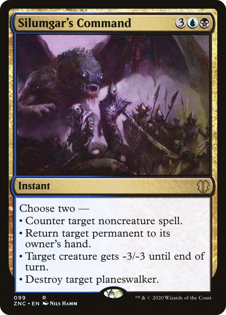 Image of Silumgar's Command (ZNC-099) - Zendikar Rising Commander