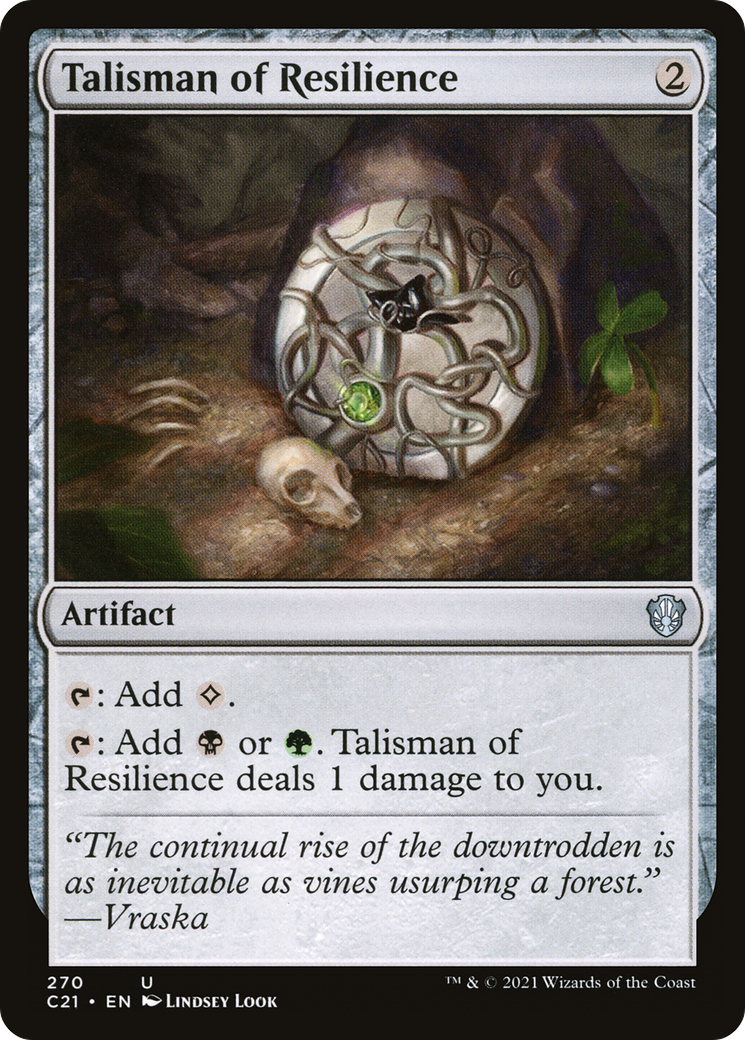 Image of Talisman of Resilience (C21-270) - Commander 2021