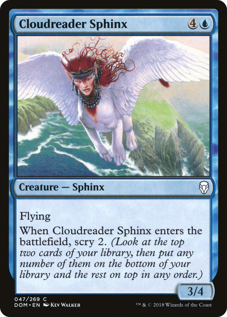 Image of Cloudreader Sphinx (DOM-047) - Dominaria