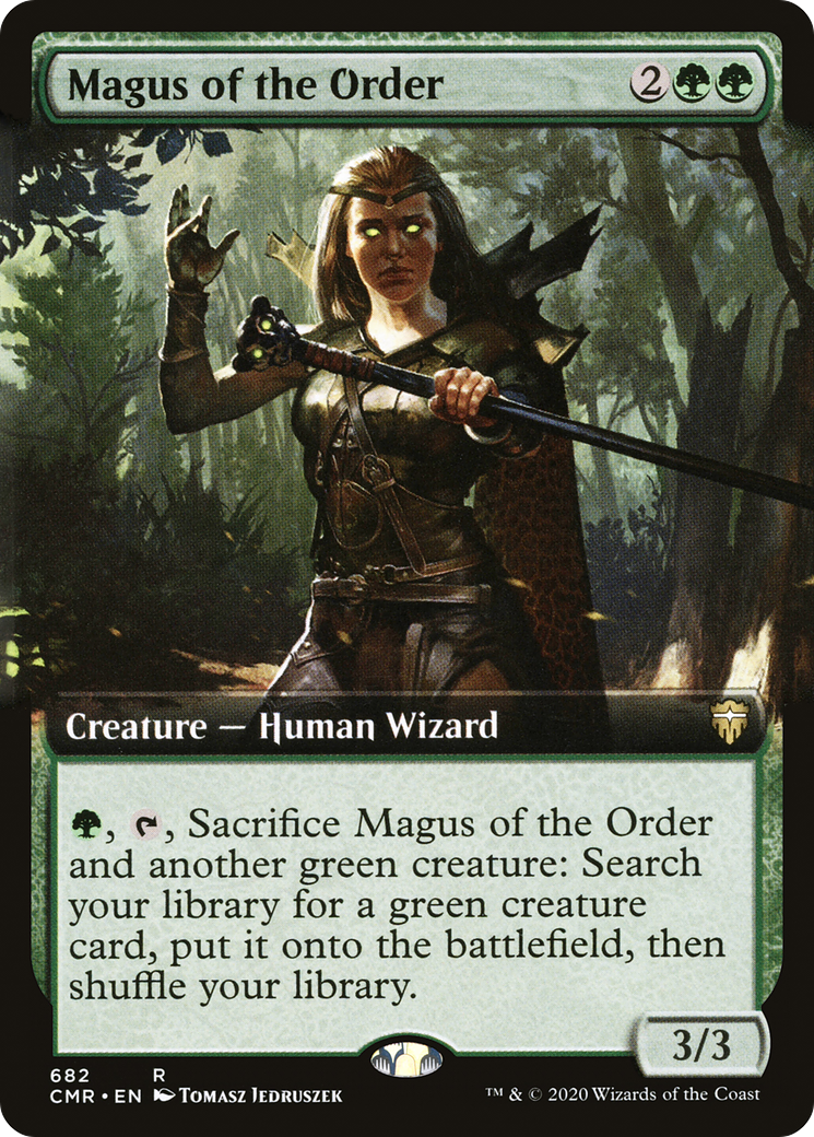 Image of Magus of the Order (Extended Art) (CMR-682) - Commander Legends: (Extended Art)