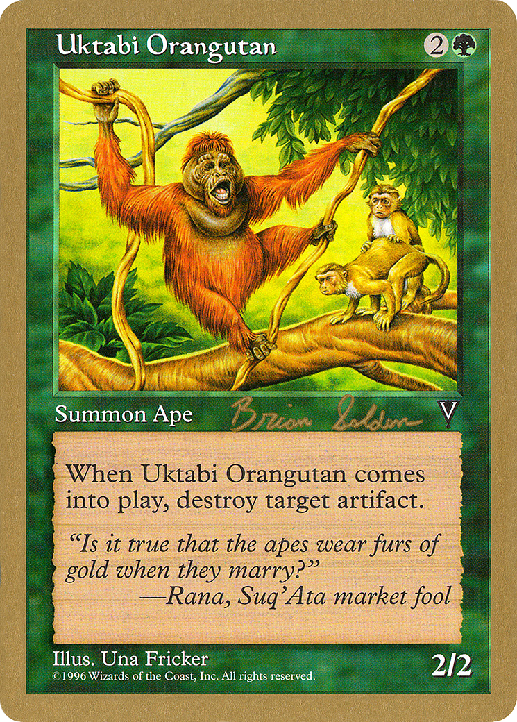 Image of Uktabi Orangutan - 1998 Brian Selden (VIS) (WCD-) - World Championship Decks 1998