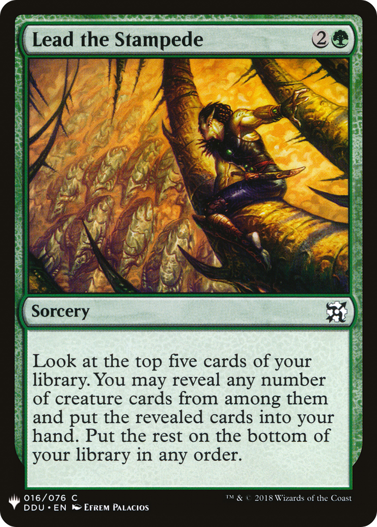 Image of Lead the Stampede (LIST-016) - The List