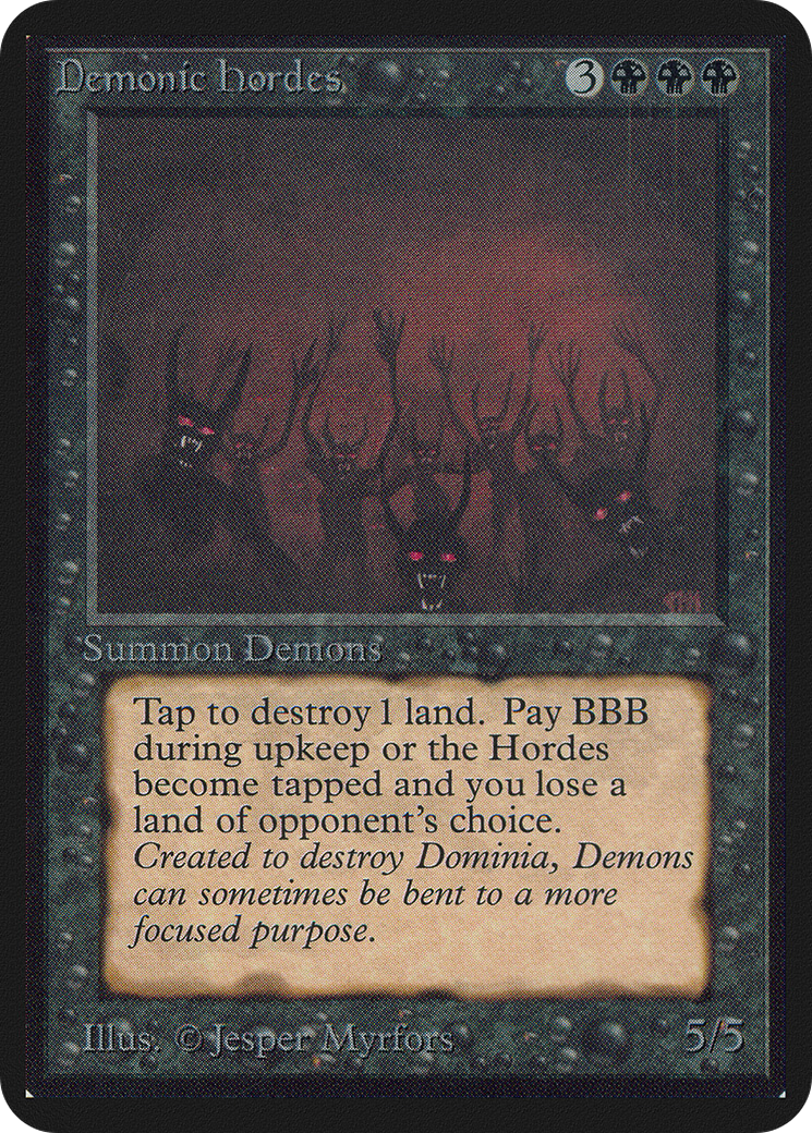 Image of Demonic Hordes (LEA-) - Limited Edition Alpha