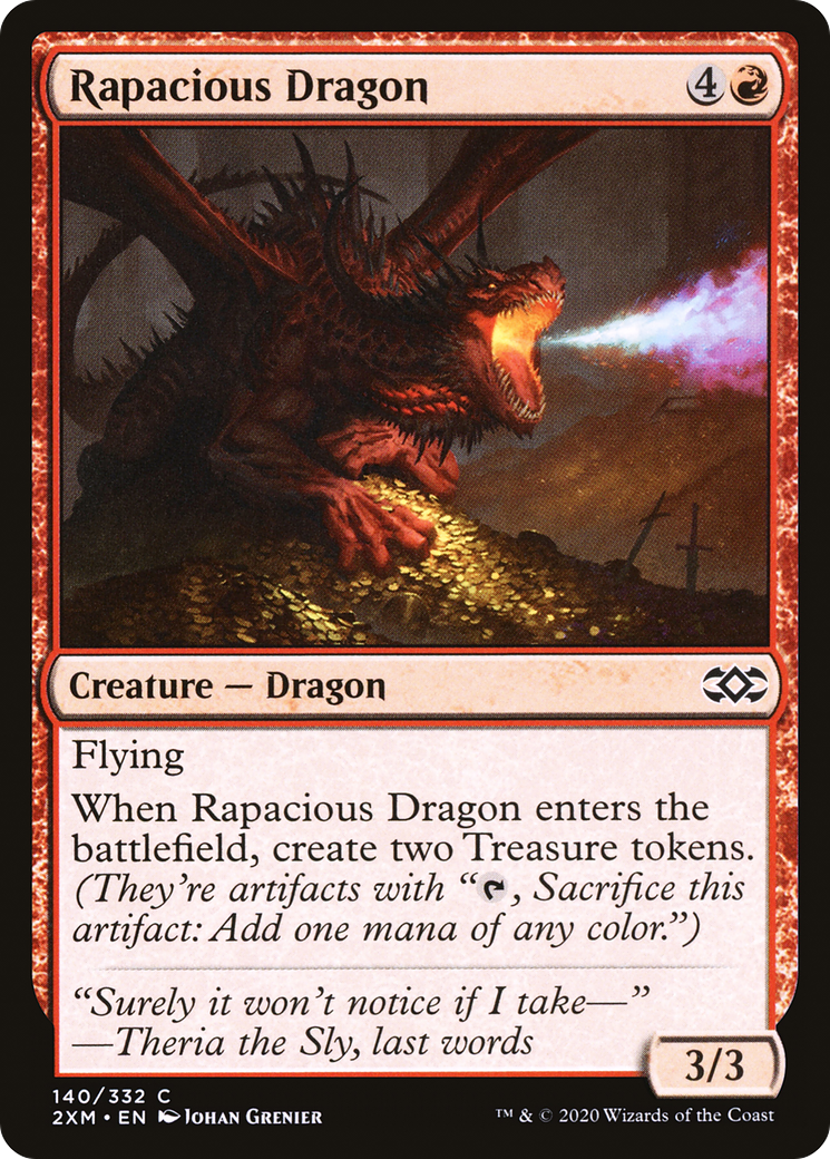 Image of Rapacious Dragon (2XM-140) - Double Masters