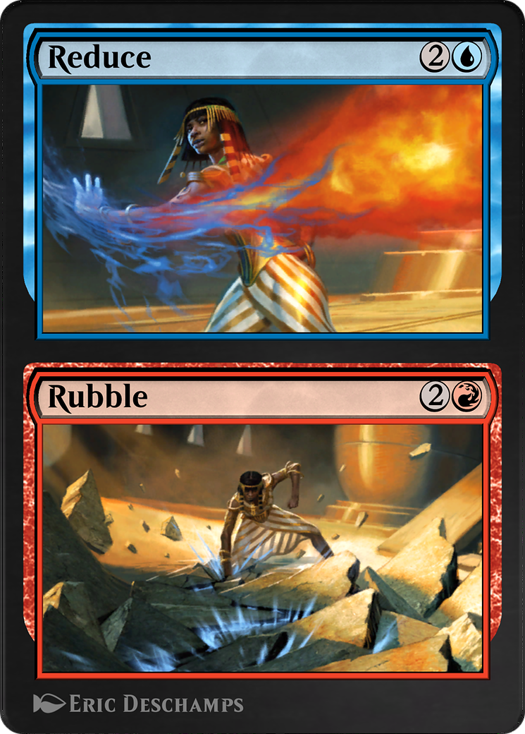 Image of Reduce // Rubble (AKR-254) - Amonkhet Remastered