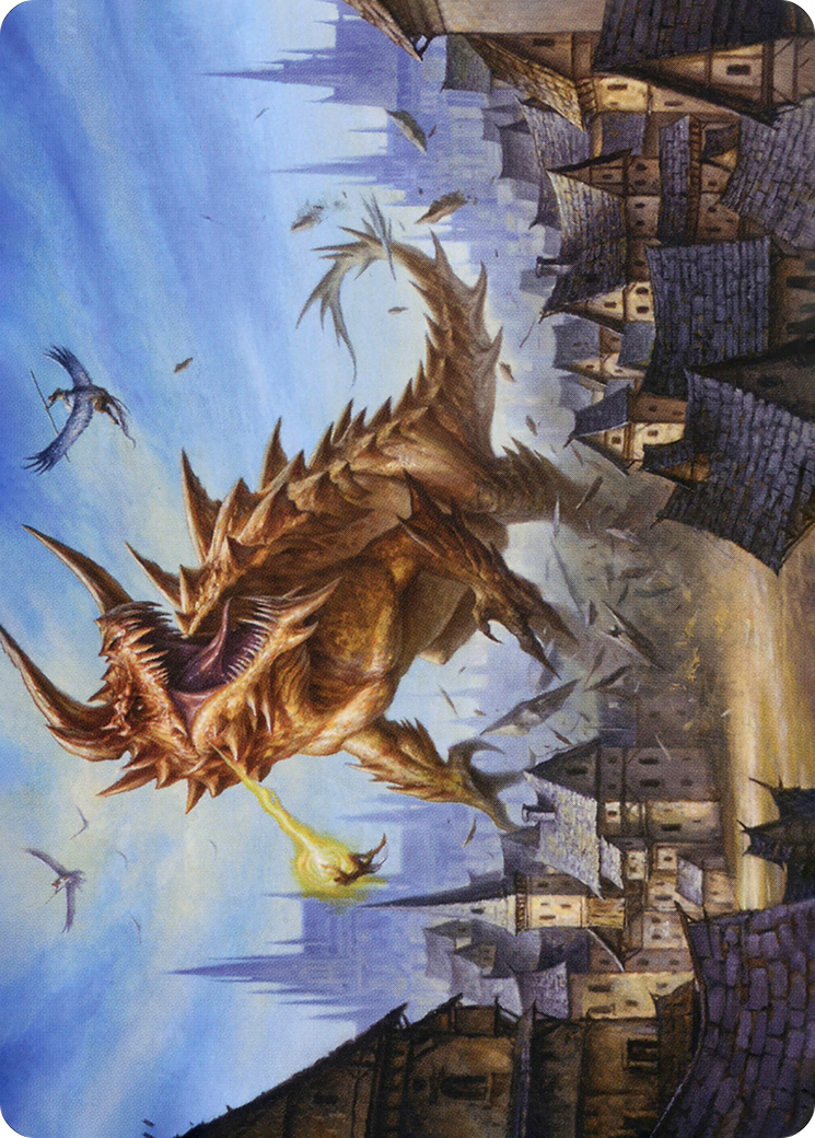 Image of The Tarrasque // Tarrasque (AAFR-019) - Adventures in the Forgotten Realms Art Series (Borderless) Foil