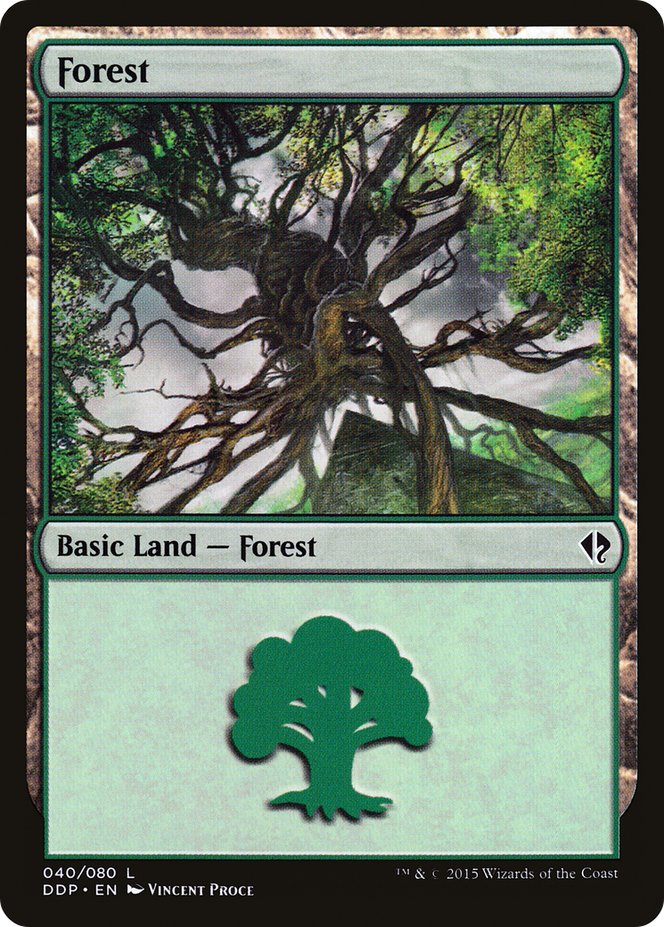 Image of Forest (040) (DDP-040) - Duel Decks: Zendikar vs. Eldrazi