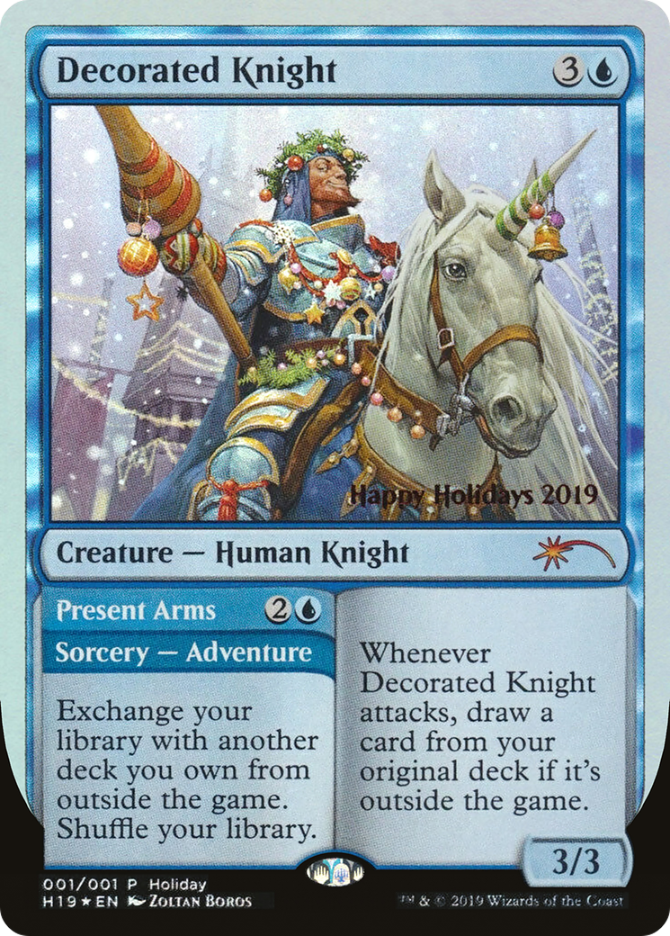 Image of Decorated Knight (SPECIAL-001) - Happy Holidays Foil