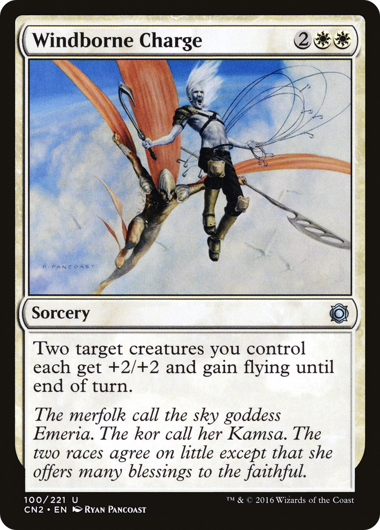 Image of Windborne Charge (CN2-100) - Conspiracy: Take the Crown