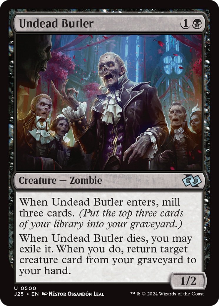 Image of Undead Butler (J25-500) - Foundations Jumpstart