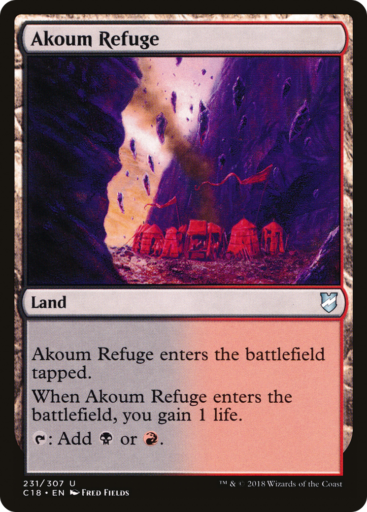 Image of Akoum Refuge (C18-231) - Commander 2018