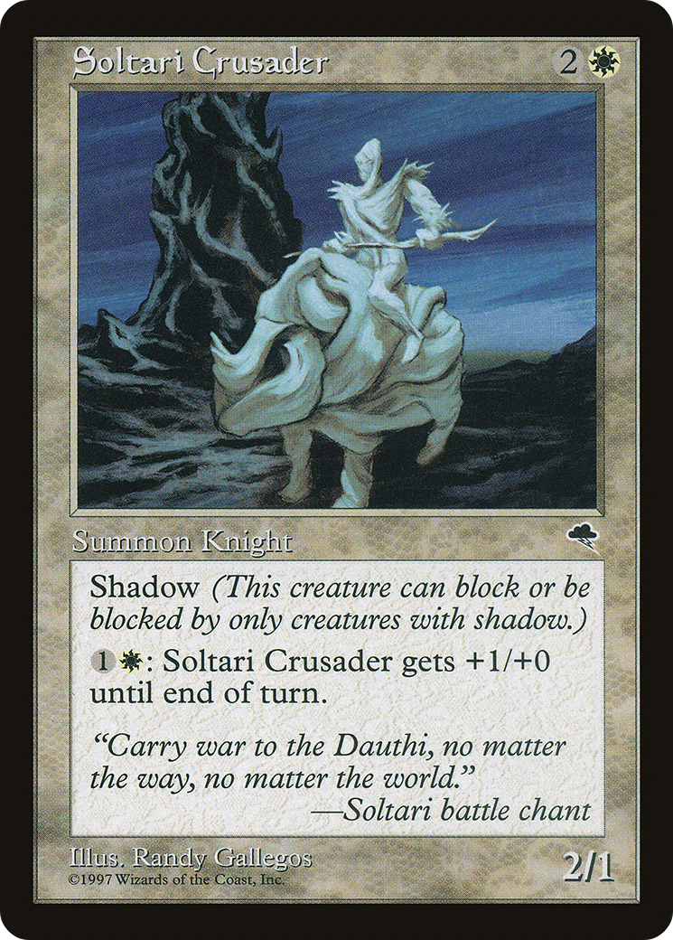 Image of Soltari Crusader (TMP-041) - Tempest
