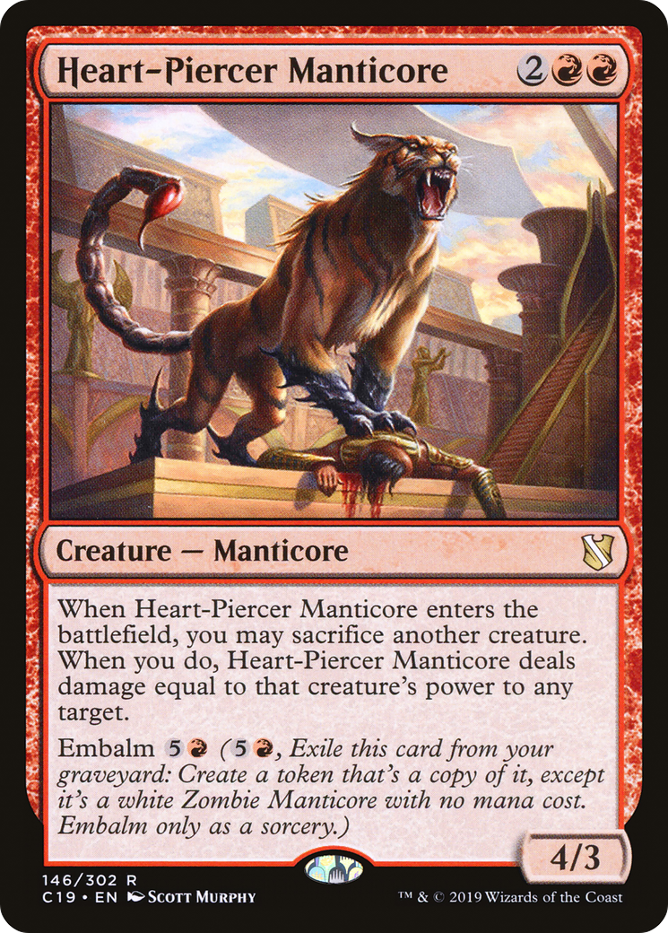 Image of Heart-Piercer Manticore (C19-146) - Commander 2019