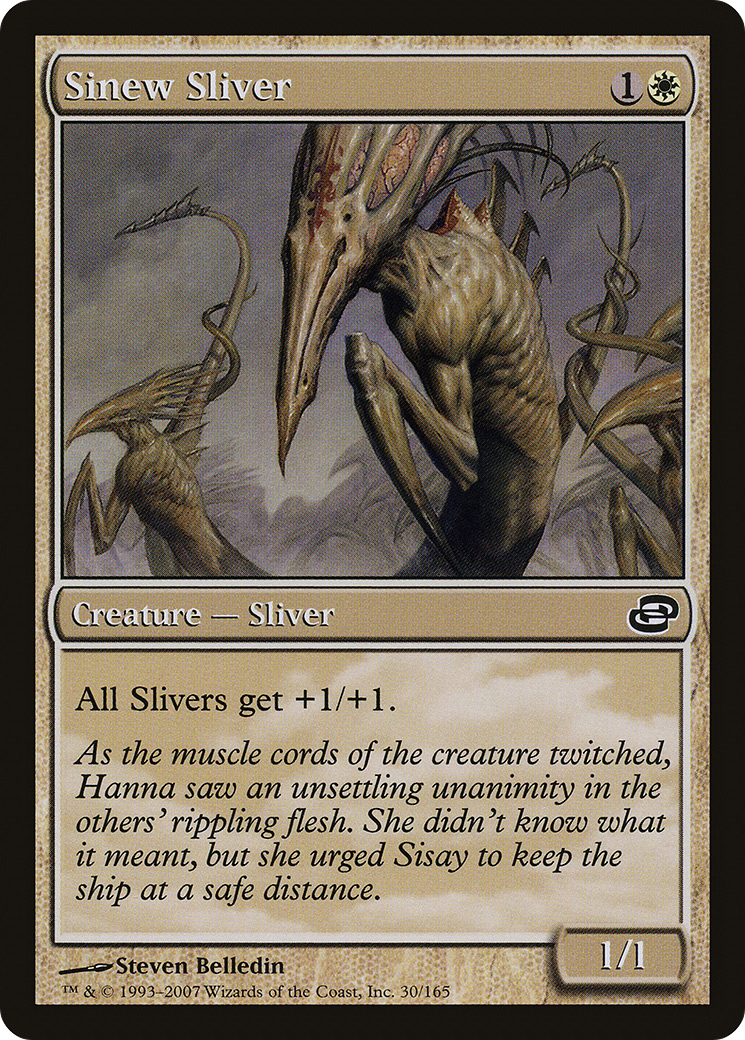 Image of Sinew Sliver (PLC-030) - Planar Chaos: (colorshifted)