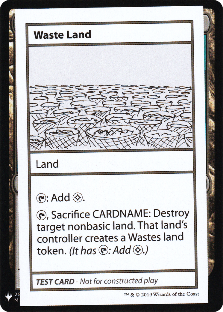 Image of Waste Land (CMB1-121) - Mystery Booster Playtest Cards 2019