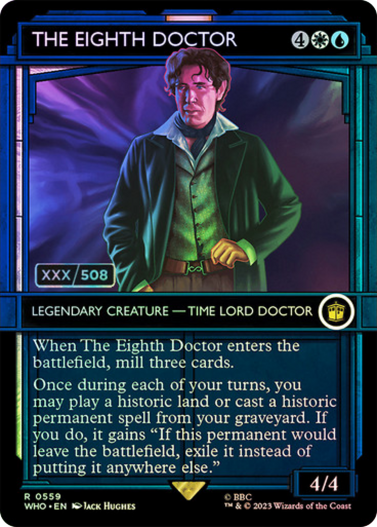 Image of The Eighth Doctor (Serial Numbered) (WHO-559) - Doctor Who: (Showcase) (Borderless) Foil