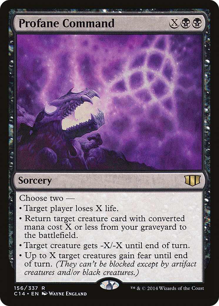 Image of Profane Command (C14-156) - Commander 2014