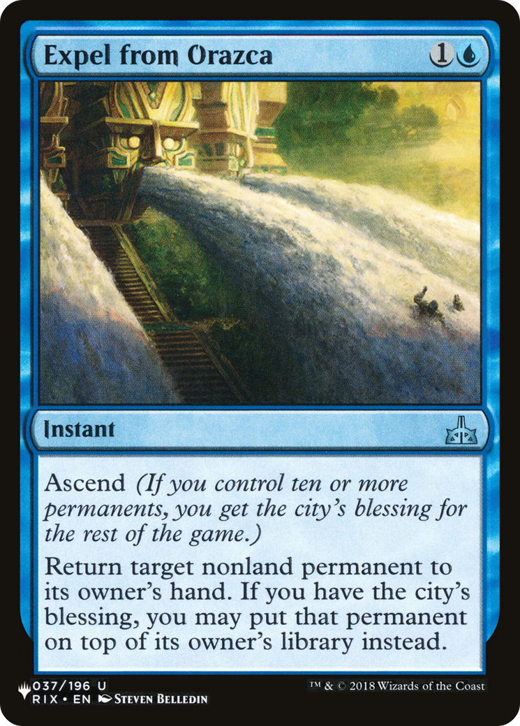 Image of Expel from Orazca (LIST-RIX-37) - The List