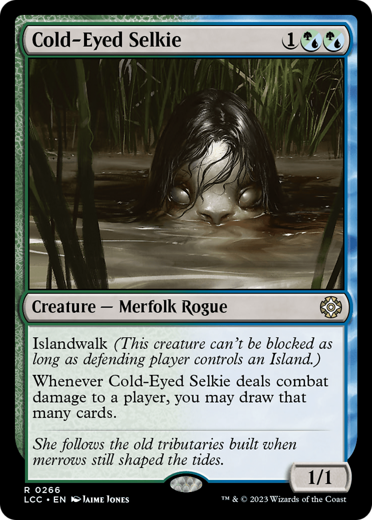 Image of Cold-Eyed Selkie (LCC-266) - The Lost Caverns of Ixalan Commander