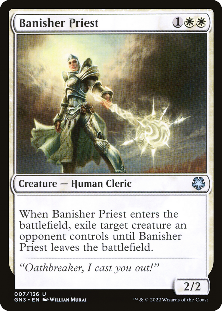 Image of Banisher Priest (GN3-007) - Game Night: Free-for-All