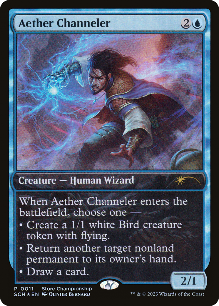 Image of Aether Channeler (GAME-011) - Store Championships Foil