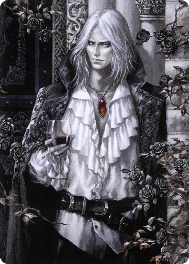 Image of Sorin the Mirthless // Sorin the Mirthless (AVOW-002) - Crimson Vow Art Series (Borderless) Foil