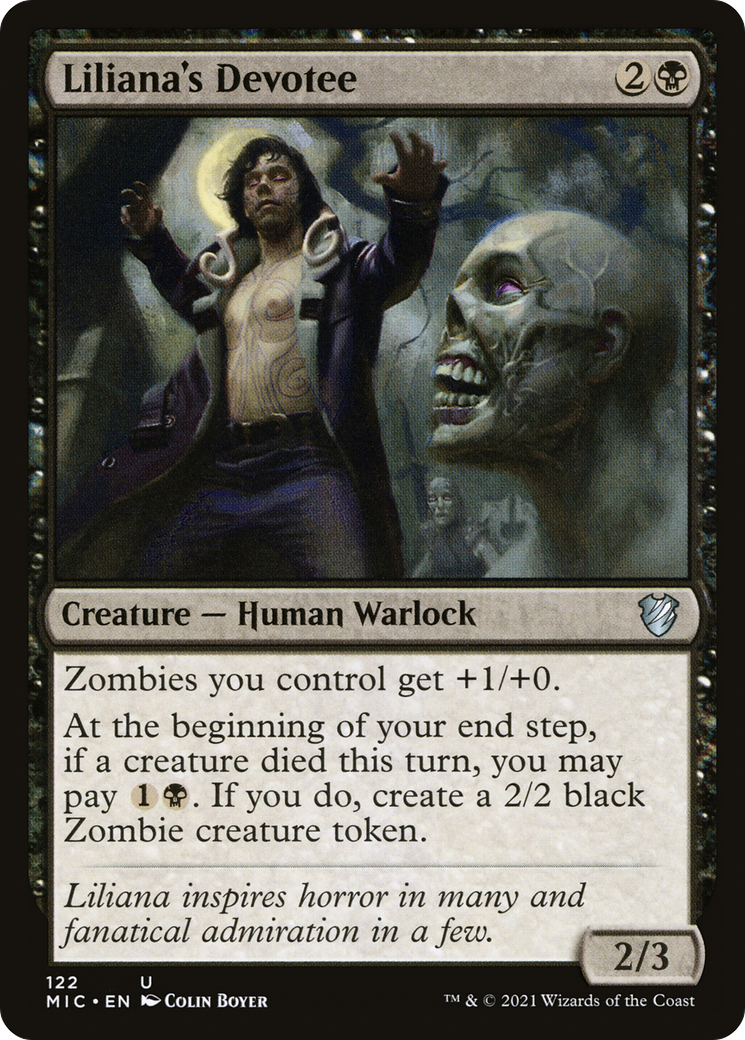 Image of Liliana's Devotee (MIC-122) - Midnight Hunt Commander