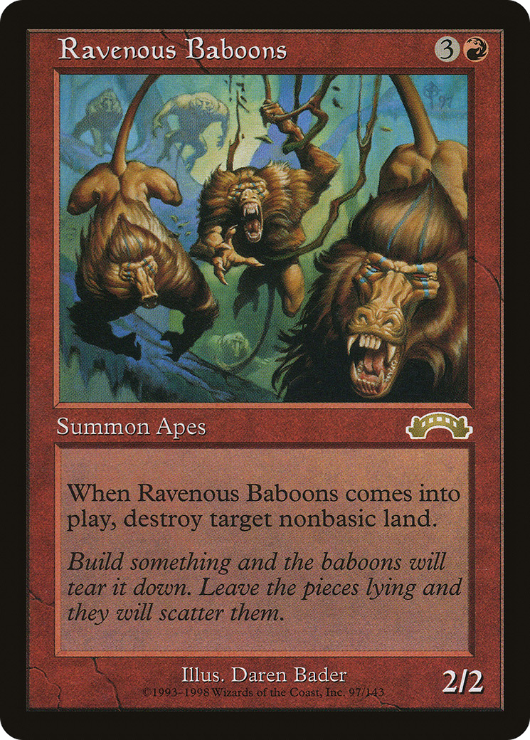 Image of Ravenous Baboons (EXO-097) - Exodus