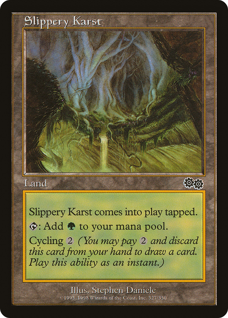 Image of Slippery Karst (USG-327) - Urza's Saga