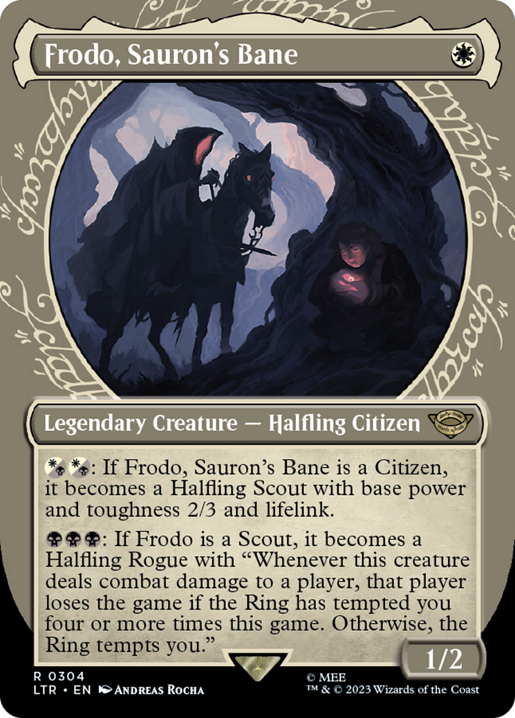 Image of Frodo, Sauron's Bane (Showcase) (LTR-304) - The Lord of the Rings: Tales of Middle-earth: (Showcase) (Borderless)