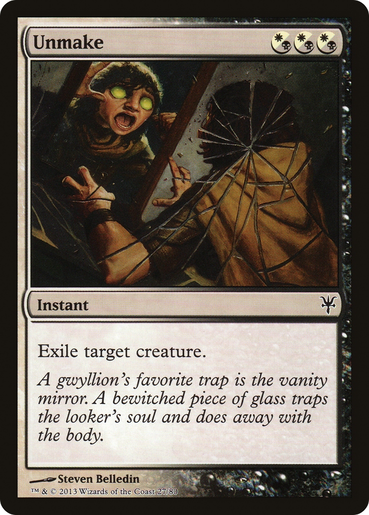 Image of Unmake (DDK-027) - Duel Decks: Sorin vs. Tibalt