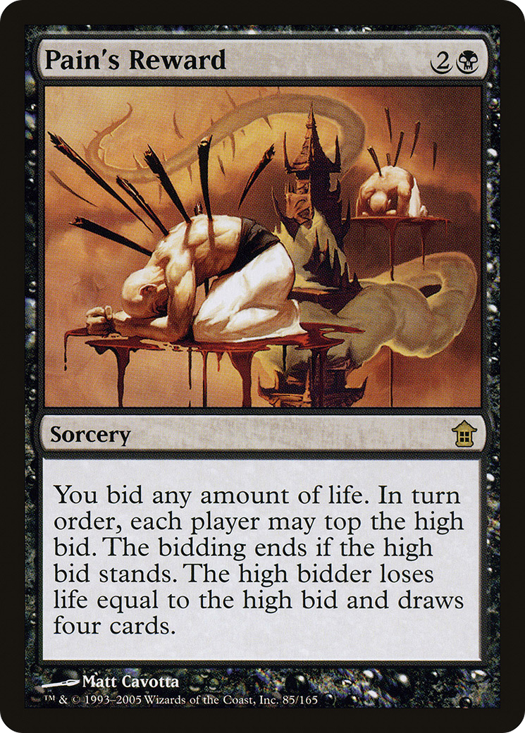 Image of Pain's Reward (SOK-085) - Saviors of Kamigawa Foil