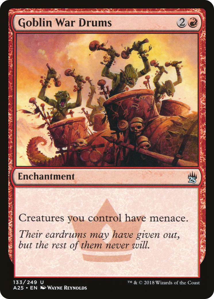 Image of Goblin War Drums (A25-133) - Masters 25 Foil