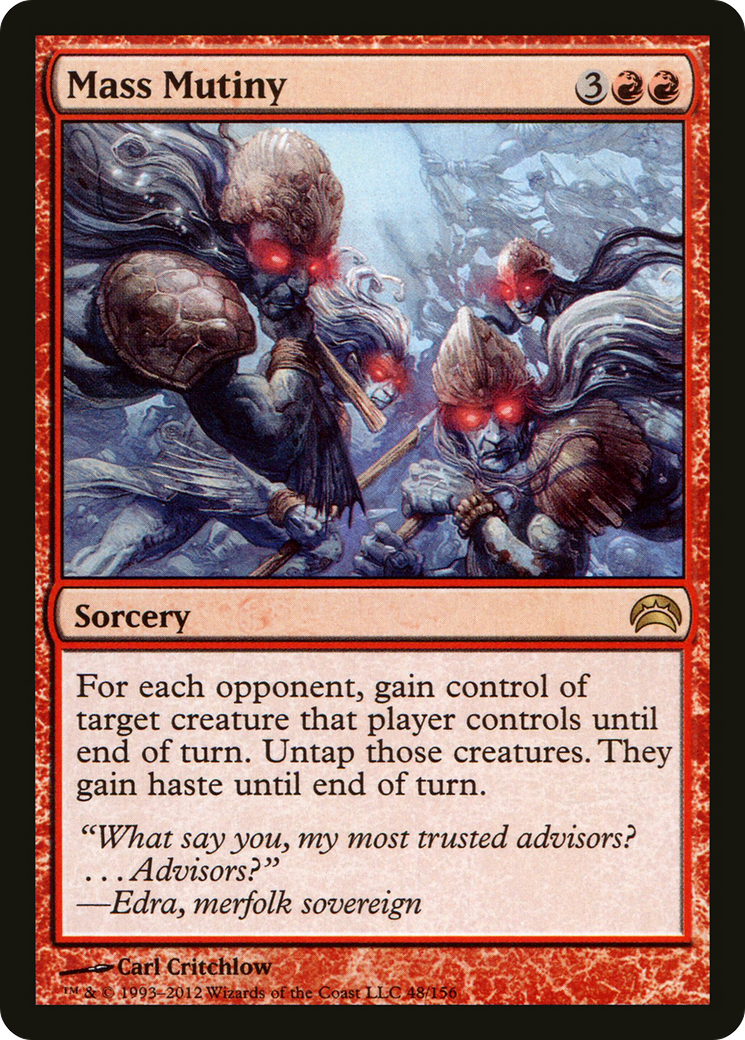 Image of Mass Mutiny (PC2-048) - Planechase 2012