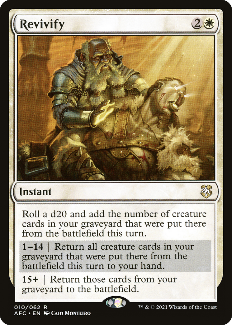 Image of Revivify (AFC-010) - Forgotten Realms Commander