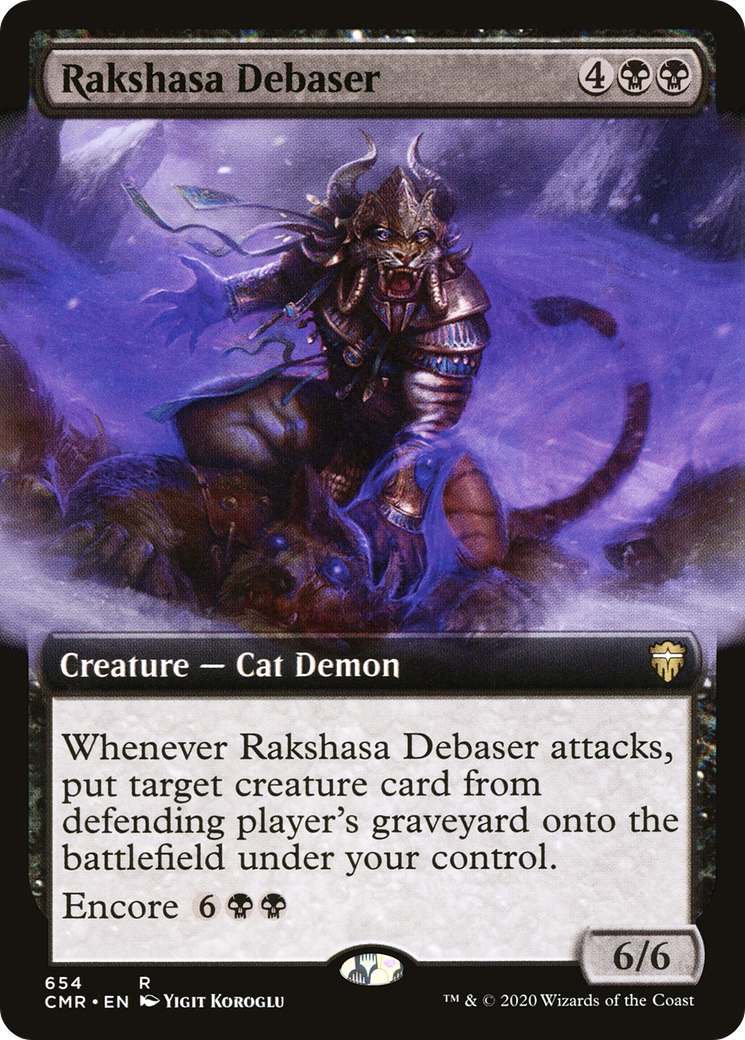 Image of Rakshasa Debaser (Extended Art) (CMR-654) - Commander Legends: (Extended Art)