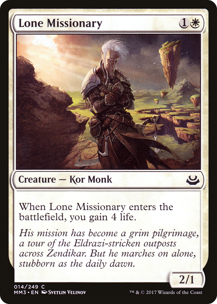 Image of Lone Missionary (MM3-014) - Modern Masters 2017