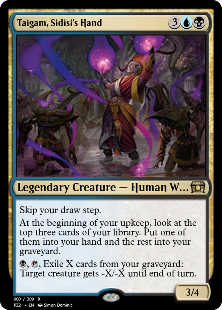 Image of Taigam, Sidisi's Hand (PZ2-65715) - Treasure Chest Foil