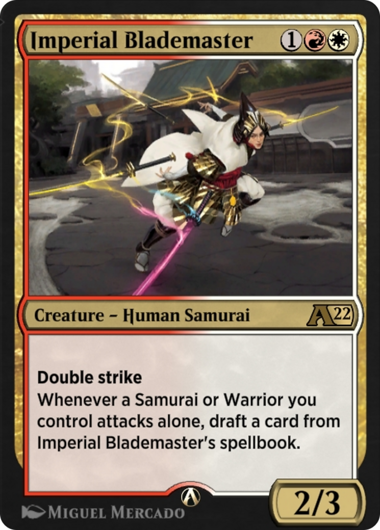 Image of Imperial Blademaster (YNEO-030) - Alchemy: Kamigawa
