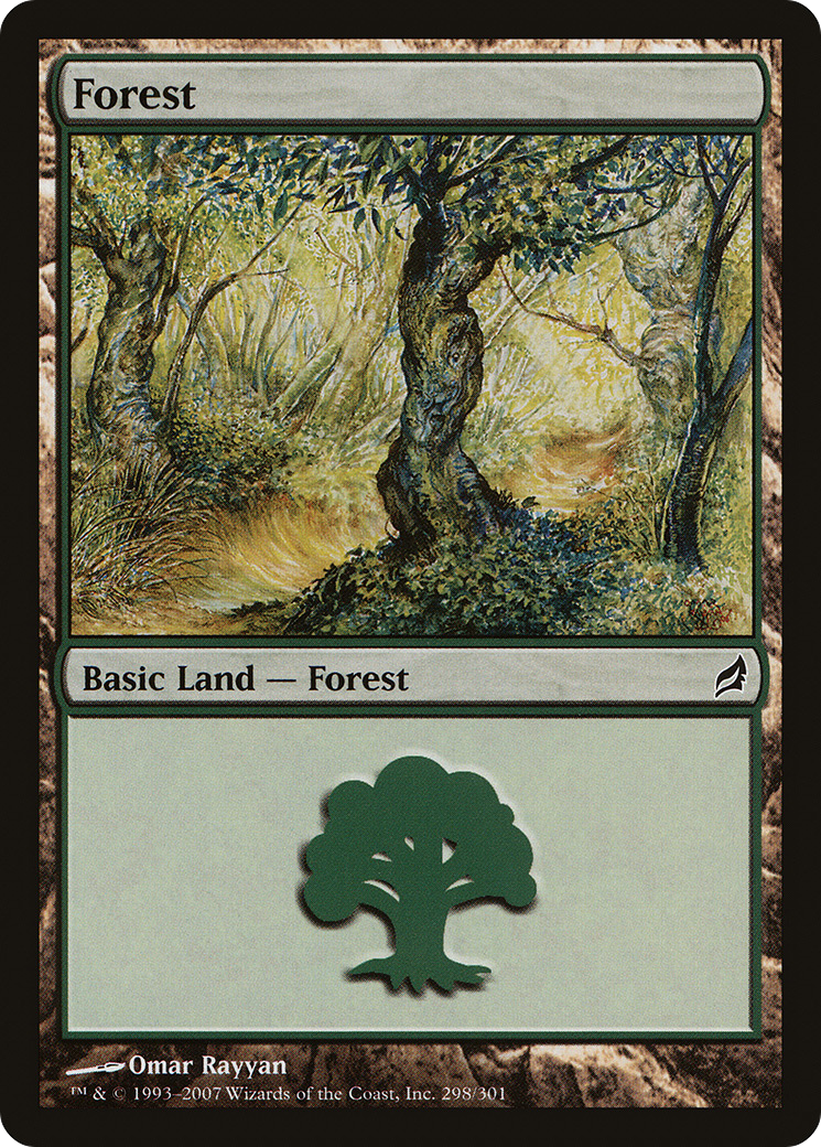 Image of Forest (298) (LRW-298) - Lorwyn Foil