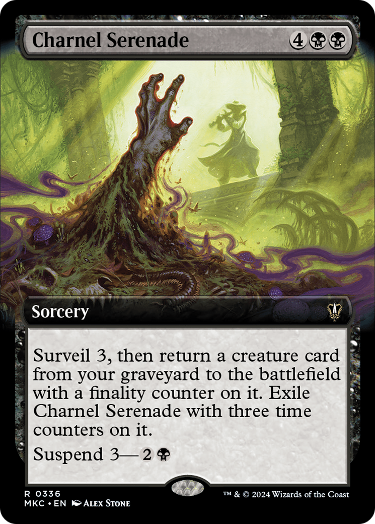 Image of Charnel Serenade (Extended Art) (MKC-336) - Murders at Karlov Manor Commander: (Extended Art)