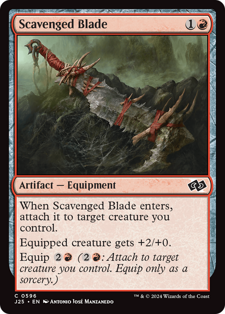 Image of Scavenged Blade (J25-596) - Foundations Jumpstart