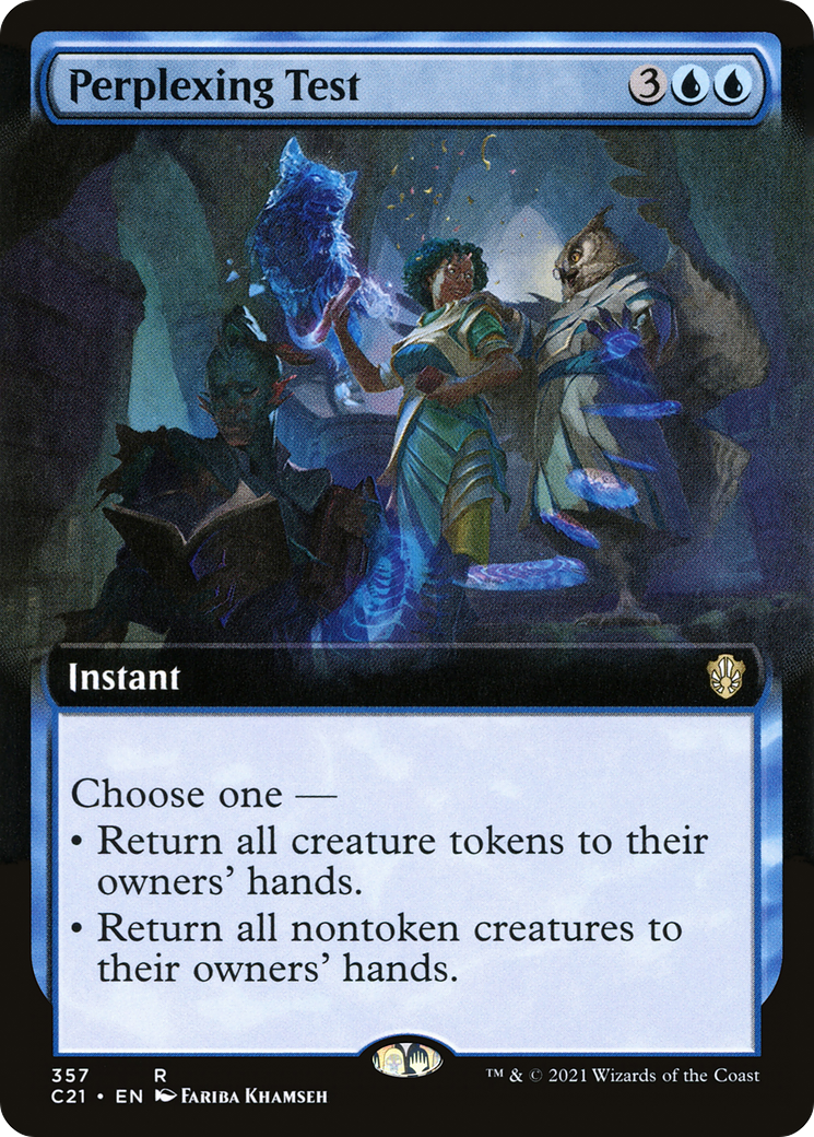 Image of Perplexing Test (Extended Art) (C21-357) - Commander 2021: (Extended Art)