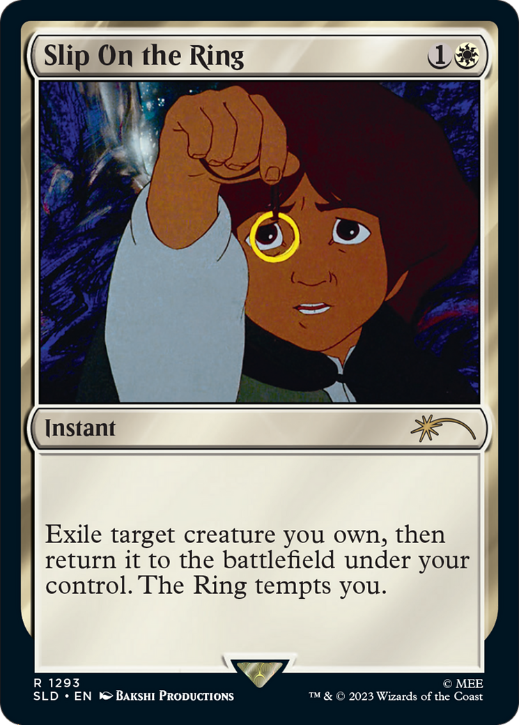 Image of Slip on the Ring (SLD-1293) - Secret Lair Drop Foil