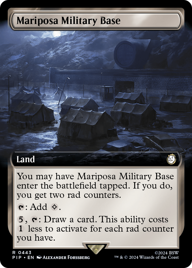 Image of Mariposa Military Base (Extended Art) (PIP-443) - Fallout: (Extended Art)